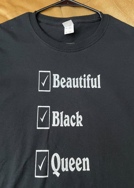 Beautiful Black Queen T-shirt